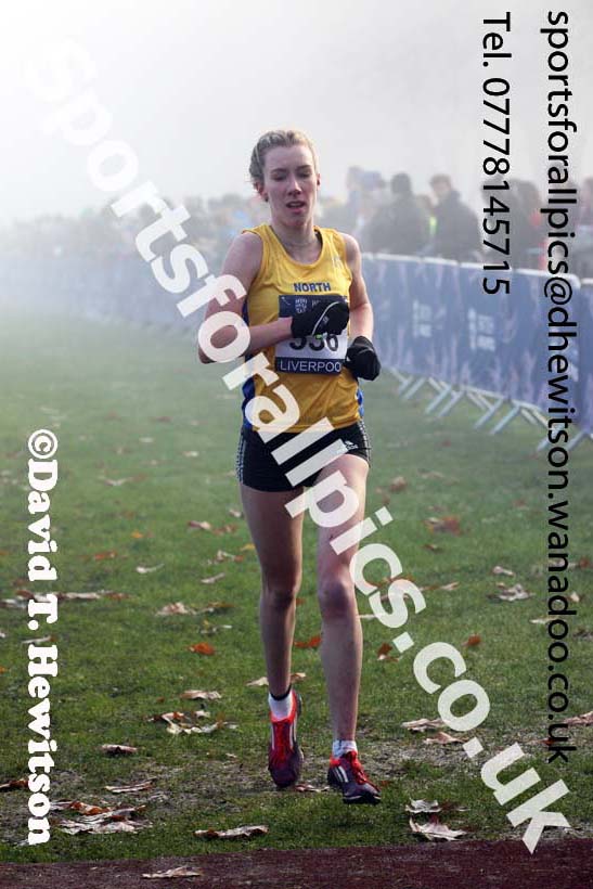 Womens under-17s and Juniors, European Cross Country Trials, Sefton Park, Liverpool. Photo: David T. Hewitson/Sports for All Pics